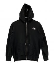 THE NORTH FACE（ザ ノース フェイス）の古着「スクエアロゴフルジップパーカー」｜ブラック