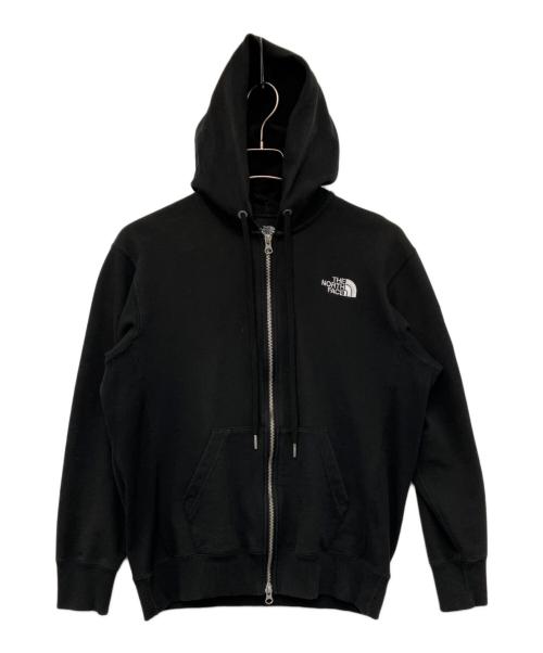 THE NORTH FACE（ザ ノース フェイス）THE NORTH FACE (ザ ノース フェイス) スクエアロゴフルジップパーカー ブラック サイズ:Mの古着・服飾アイテム