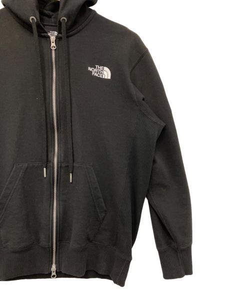 THE NORTH FACE（ザ ノース フェイス）THE NORTH FACE (ザ ノース フェイス) スクエアロゴフルジップパーカー ブラック サイズ:Mの古着・服飾アイテム