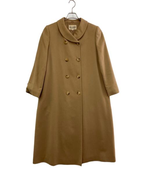 miss ashida（ミス アシダ）miss ashida (ミス アシダ) カシミヤコート ベージュ サイズ:FREEの古着・服飾アイテム