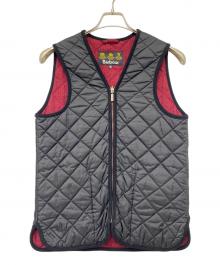 Barbour（バブアー）の古着「キルティングベスト」｜ブラック