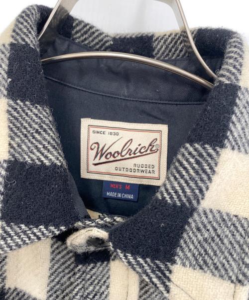 WOOLRICH（ウールリッチ）WOOLRICH (ウールリッチ) ウールシャツ ベージュ×ブラック サイズ:Ｍの古着・服飾アイテム