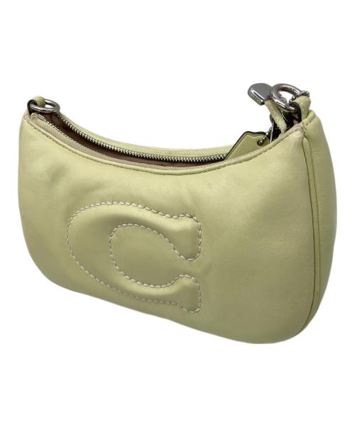 COACH（コーチ）COACH (コーチ) 2WAYバッグ 黄緑の古着・服飾アイテム