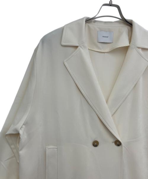 MANOF（マノフ）MANOF (マノフ) コート アイボリー サイズ:Sの古着・服飾アイテム