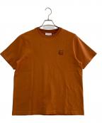 maison kitsuneメゾンキツネ）の古着「半袖カットソー」｜ブラウン