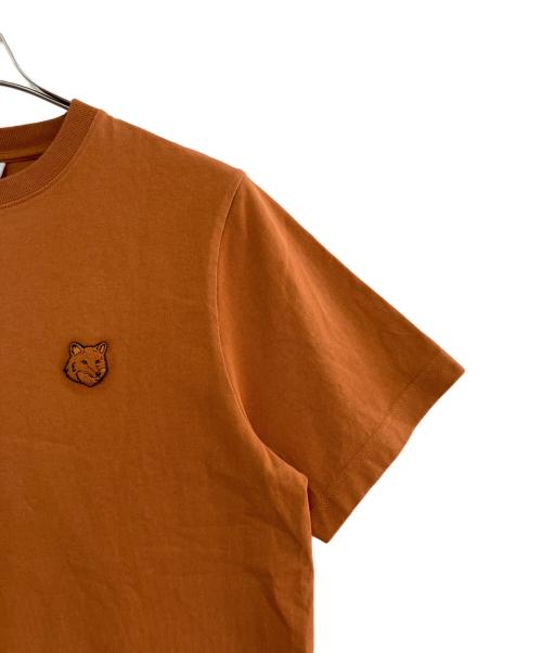 maison kitsune（メゾンキツネ）maison kitsune (メゾンキツネ) 半袖カットソー ブラウン サイズ:XSの古着・服飾アイテム