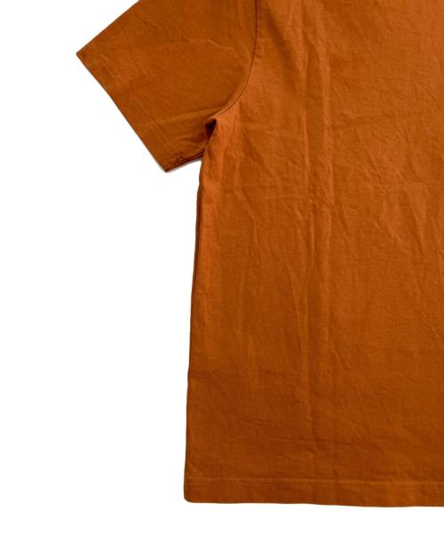 maison kitsune（メゾンキツネ）maison kitsune (メゾンキツネ) 半袖カットソー ブラウン サイズ:XSの古着・服飾アイテム