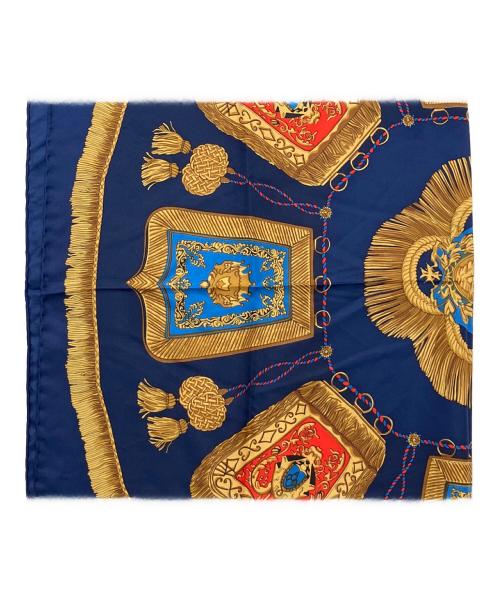 HERMES（エルメス）HERMES (エルメス) シルクスカーフ ブルーの古着・服飾アイテム