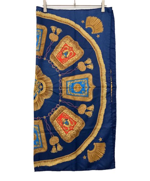 HERMES（エルメス）HERMES (エルメス) シルクスカーフ ブルーの古着・服飾アイテム