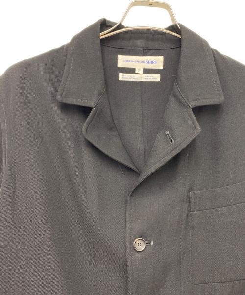 COMME des GARCONS SHIRT（コムデギャルソンシャツ）COMME des GARCONS SHIRT (コムデギャルソンシャツ) シャツジャケット ブラック サイズ:Sの古着・服飾アイテム