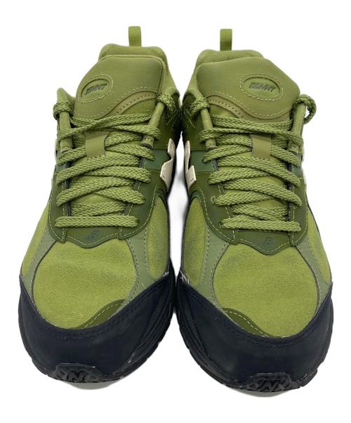 NEW BALANCE（ニューバランス）NEW BALANCE (ニューバランス) The Basement (ザ・ベースメント) ローカットスニーカー ブラック×グリーン サイズ:26.5の古着・服飾アイテム