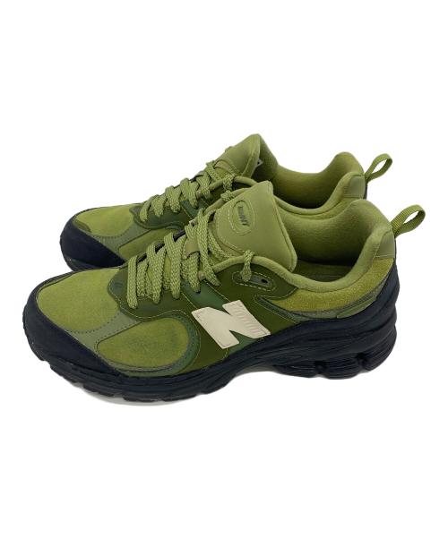 NEW BALANCE（ニューバランス）NEW BALANCE (ニューバランス) The Basement (ザ・ベースメント) ローカットスニーカー ブラック×グリーン サイズ:26.5の古着・服飾アイテム