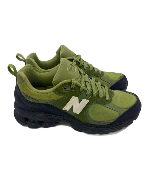 NEW BALANCE（ニューバランス）NEW BALANCE (ニューバランス) The Basement (ザ・ベースメント) ローカットスニーカー ブラック×グリーン サイズ:26.5の古着・服飾アイテム