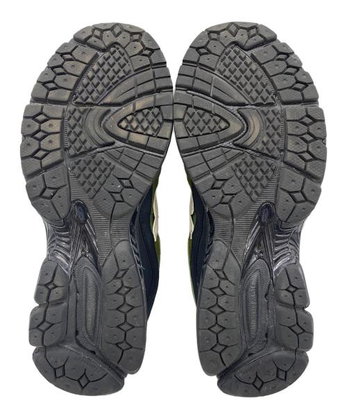 NEW BALANCE（ニューバランス）NEW BALANCE (ニューバランス) The Basement (ザ・ベースメント) ローカットスニーカー ブラック×グリーン サイズ:26.5の古着・服飾アイテム