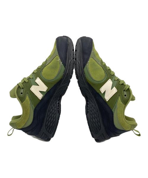 NEW BALANCE（ニューバランス）NEW BALANCE (ニューバランス) The Basement (ザ・ベースメント) ローカットスニーカー ブラック×グリーン サイズ:26.5の古着・服飾アイテム