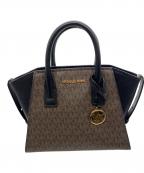 MICHAEL KORSマイケル・コース）の古着「2WAYバッグ」｜ブラック×ブラウン