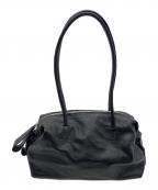 ear PAPILLONNERイアパピヨネ）の古着「ロングハンドルボストンバッグ」｜ブラック