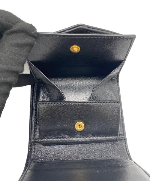 Saint Laurent Paris（サンローランパリ）Saint Laurent Paris (サンローランパリ) 3つ折り財布 ブラックの古着・服飾アイテム