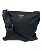 PRADAプラダ）の古着「ナイロンショルダーバッグ」｜ブラック