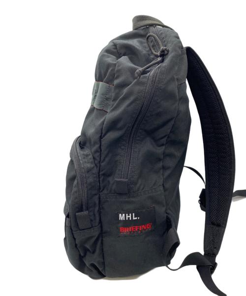 MHL（エムエイチエル）MHL (エムエイチエル) BRIEFING (ブリーフィング) リュック ブラックの古着・服飾アイテム