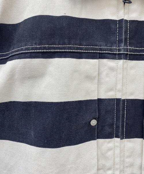 VANSON（バンソン）VANSON (バンソン) つなぎ ブラック×アイボリー サイズ:Mの古着・服飾アイテム