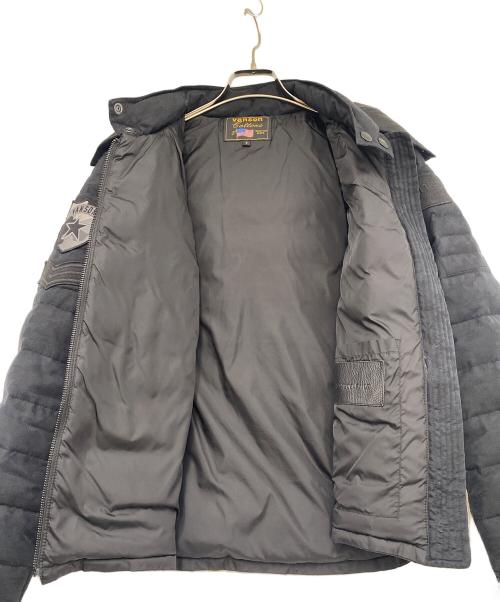 VANSON（バンソン）VANSON (バンソン) ダウンジャケット ブラック サイズ:Sの古着・服飾アイテム