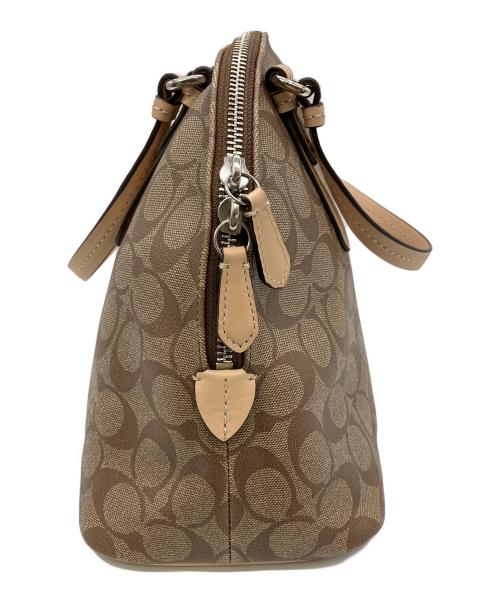 COACH（コーチ）COACH (コーチ) 2WAYハンドバッグ ベージュの古着・服飾アイテム