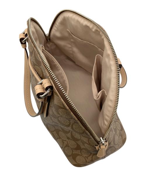 COACH（コーチ）COACH (コーチ) 2WAYハンドバッグ ベージュの古着・服飾アイテム