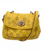 COACHコーチ）の古着「2WAYショルダーバッグ」｜イエロー