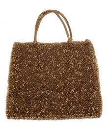 ANTEPRIMA（アンテプリマ）の古着「ワイヤーハンドバッグ」｜ゴールド