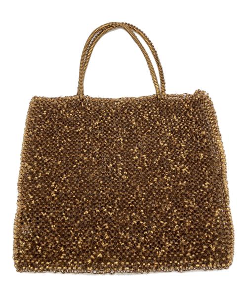 ANTEPRIMA（アンテプリマ）ANTEPRIMA (アンテプリマ) ワイヤーハンドバッグ ゴールドの古着・服飾アイテム