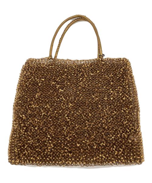 ANTEPRIMA（アンテプリマ）ANTEPRIMA (アンテプリマ) ワイヤーハンドバッグ ゴールドの古着・服飾アイテム