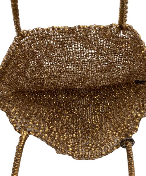 ANTEPRIMA（アンテプリマ）ANTEPRIMA (アンテプリマ) ワイヤーハンドバッグ ゴールドの古着・服飾アイテム