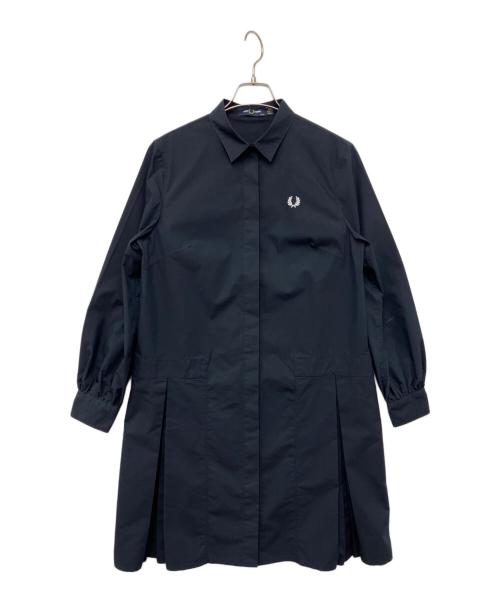 FRED PERRY（フレッドペリー）FRED PERRY (フレッドペリー) 長袖ワンピース ネイビー サイズ:Lの古着・服飾アイテム