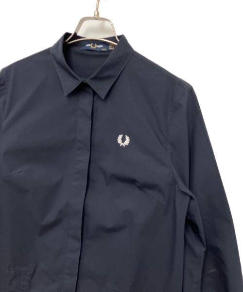 FRED PERRY（フレッドペリー）FRED PERRY (フレッドペリー) 長袖ワンピース ネイビー サイズ:Lの古着・服飾アイテム
