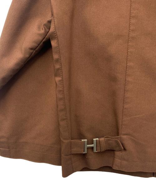 HERMES（エルメス）HERMES (エルメス) シャツジャケット ブラウン サイズ:50の古着・服飾アイテム