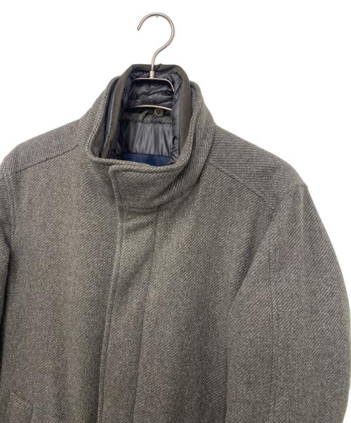 HERNO（ヘルノ）HERNO (ヘルノ) ライナー付きスタンドカラーコート グレー サイズ:50の古着・服飾アイテム