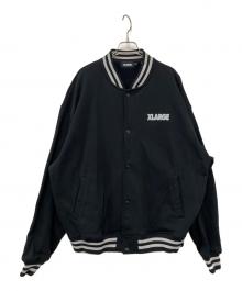X-LARGE（エクストララージ）の古着「スタジャン」｜ブラック