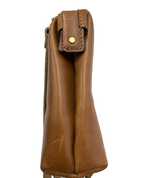 Herz（ヘルツ）Herz (ヘルツ) ソフトダレスバッグ ブラウンの古着・服飾アイテム