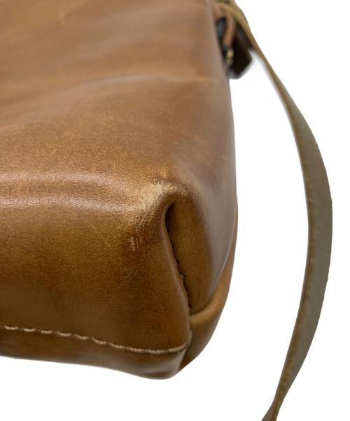 Herz（ヘルツ）Herz (ヘルツ) ソフトダレスバッグ ブラウンの古着・服飾アイテム