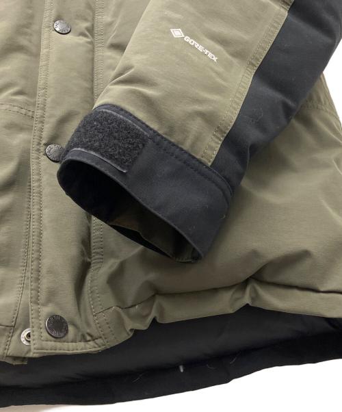 THE NORTH FACE（ザ ノース フェイス）THE NORTH FACE (ザ ノース フェイス) ダウンジャケット オリーブ×ブラック サイズ:Ｌの古着・服飾アイテム