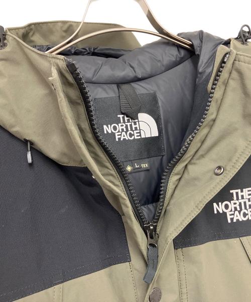 THE NORTH FACE（ザ ノース フェイス）THE NORTH FACE (ザ ノース フェイス) ダウンジャケット オリーブ×ブラック サイズ:Ｌの古着・服飾アイテム