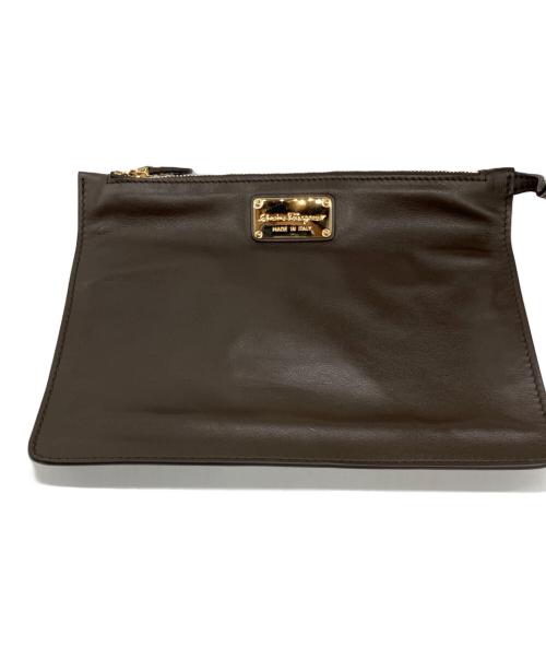 Salvatore Ferragamo（サルヴァトーレ フェラガモ）Salvatore Ferragamo (サルヴァトーレ フェラガモ) ハンドバッグ ブラウンの古着・服飾アイテム