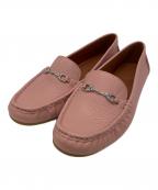 COACHコーチ）の古着「ローファー」｜ピンク