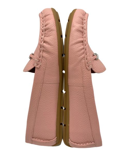 COACH（コーチ）COACH (コーチ) ローファー ピンク サイズ:24.5の古着・服飾アイテム