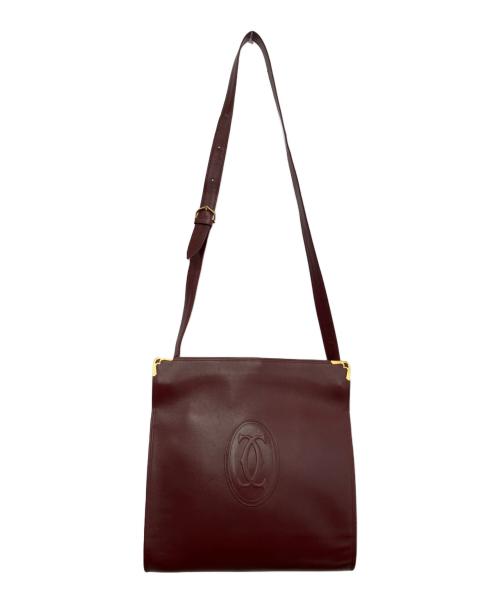 Cartier（カルティエ）Cartier (カルティエ) ショルダーバッグ レッドの古着・服飾アイテム