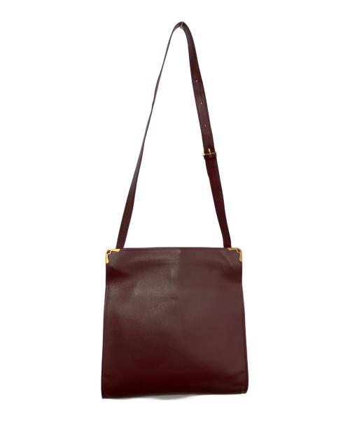 Cartier（カルティエ）Cartier (カルティエ) ショルダーバッグ レッドの古着・服飾アイテム