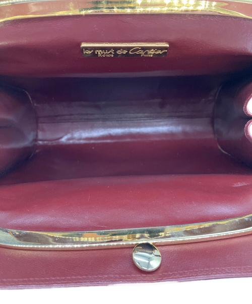 Cartier（カルティエ）Cartier (カルティエ) ショルダーバッグ レッドの古着・服飾アイテム