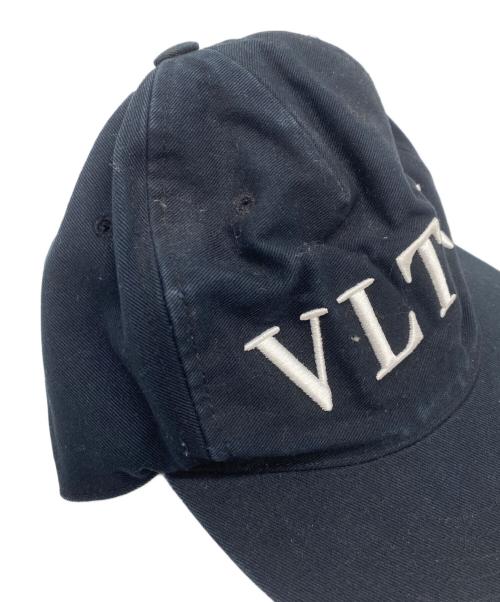 VALENTINO GARAVANI（ヴァレンティノ・ガラヴァーニ）VALENTINO GARAVANI (ヴァレンティノ・ガラヴァーニ) キャップ ブラック サイズ:58号の古着・服飾アイテム