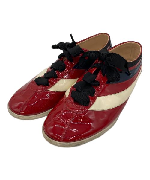 GUCCI（グッチ）GUCCI (グッチ) エナメルシューズ レッド サイズ:27.5㎝の古着・服飾アイテム